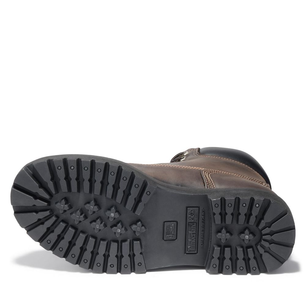 Botas Masculino - Timberland Pro Direct Attach 6\" Steel Toe - CSDUM1952 - Marrom